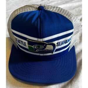 Seattle Seahawks Hat Cap AJD Lucky Stripe Snapback Vintage